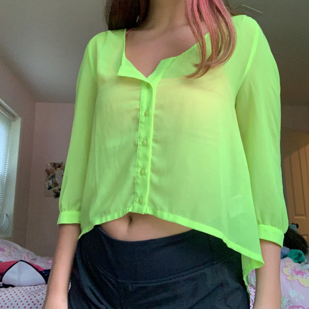 neon green light top!